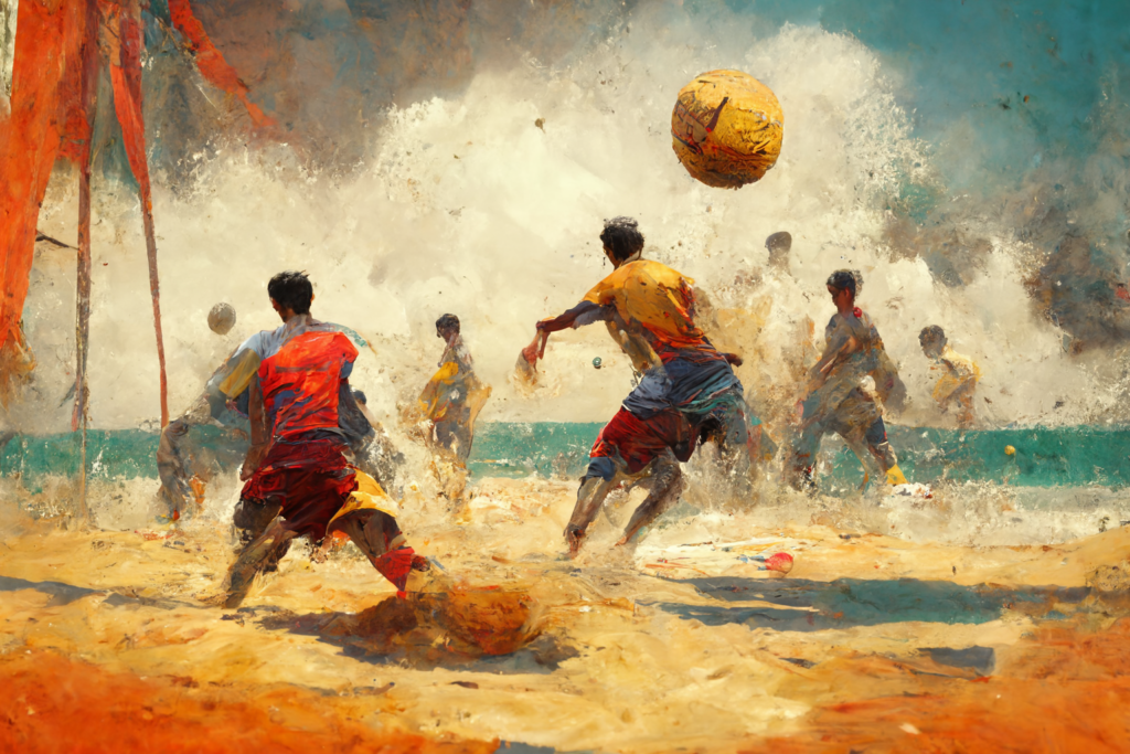 соревнования по пляжному футболу